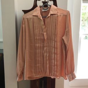 Vintage Dusty Pink Blouse